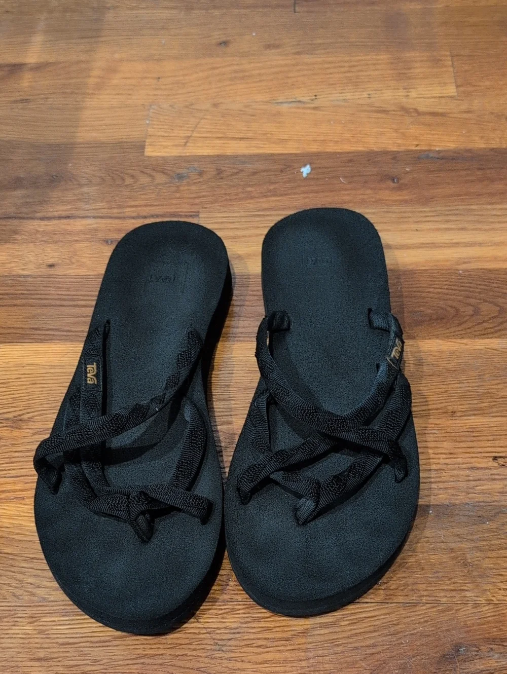 Black Teva Olowahu Flip-Flop Women's Size 9